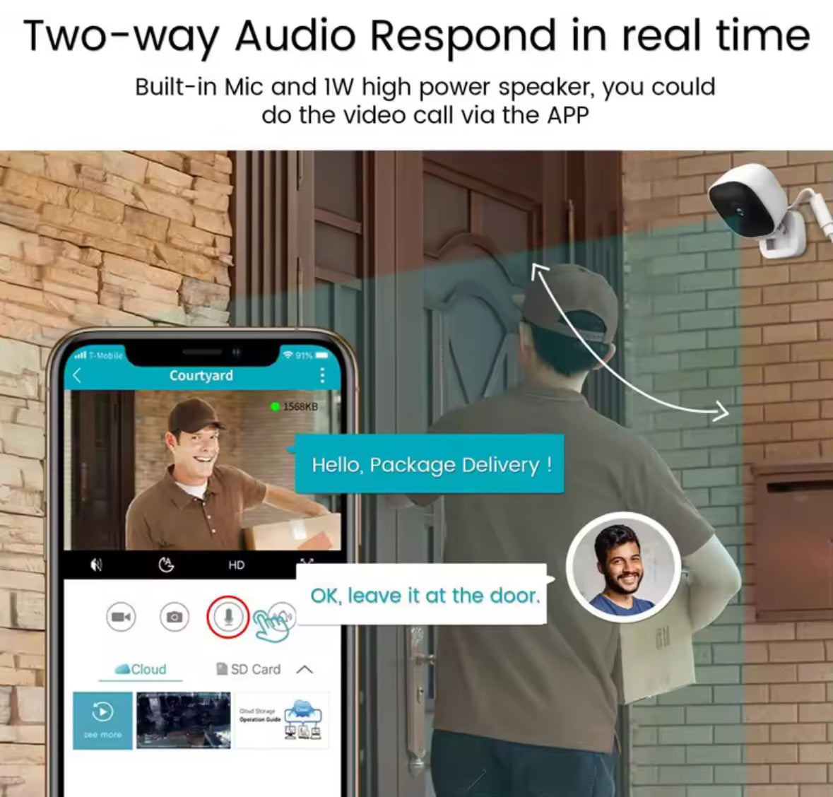 K7 Smart Security Camera for Pet Monitoring