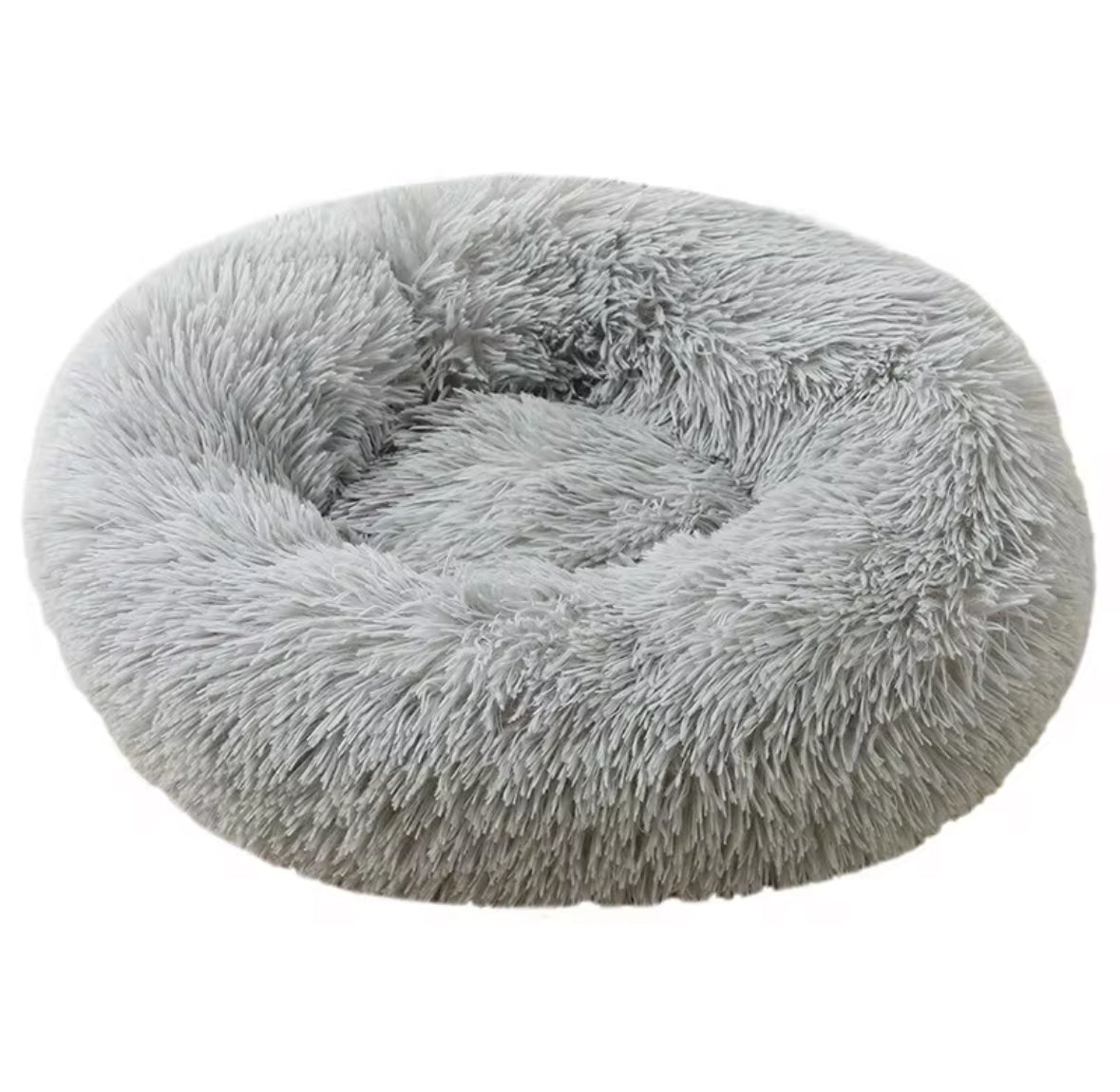 Donut Shaped Plush Bed for Pets