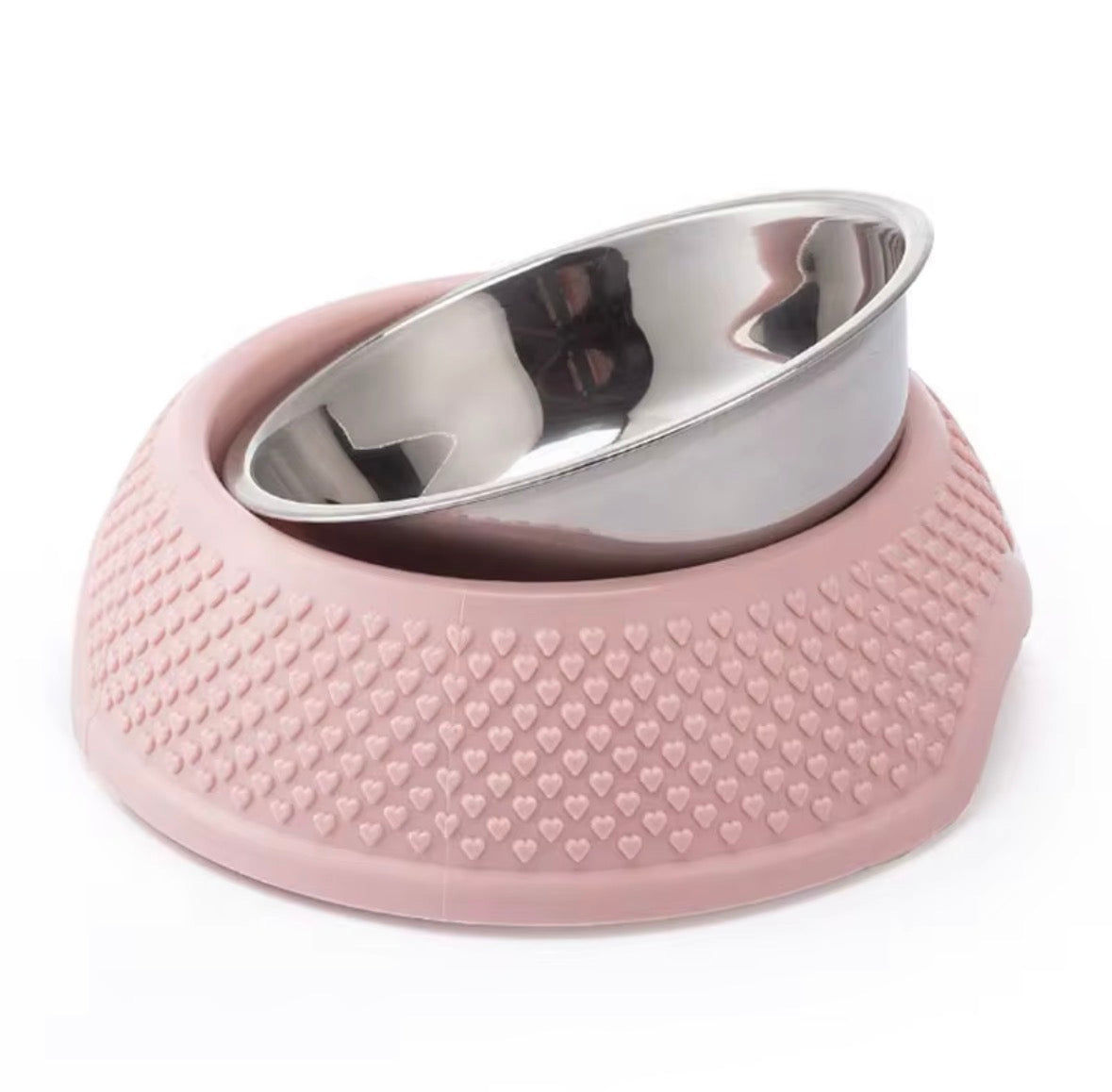 Stereoscopic Heart-Shaped Quality Food Bowl for Pets