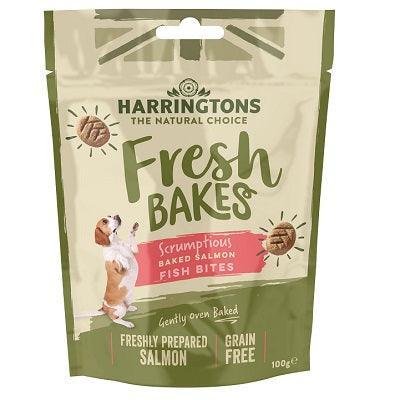 Harringtons Grain Free Salmon Bites Treats8x100g