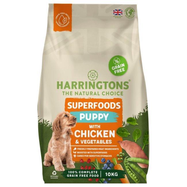 Harringtons Pup Grain Free Superfood Chicken
