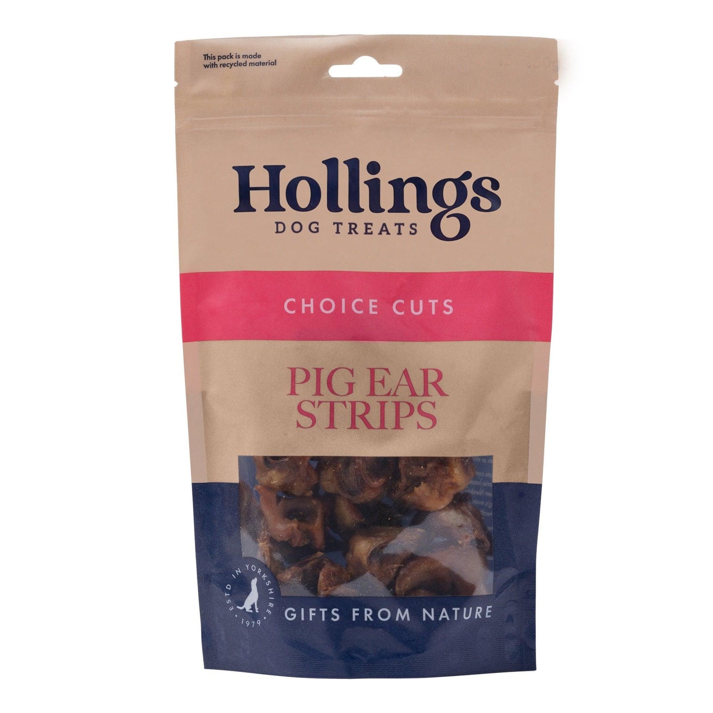 Hollings Pig Ear Strips 500g