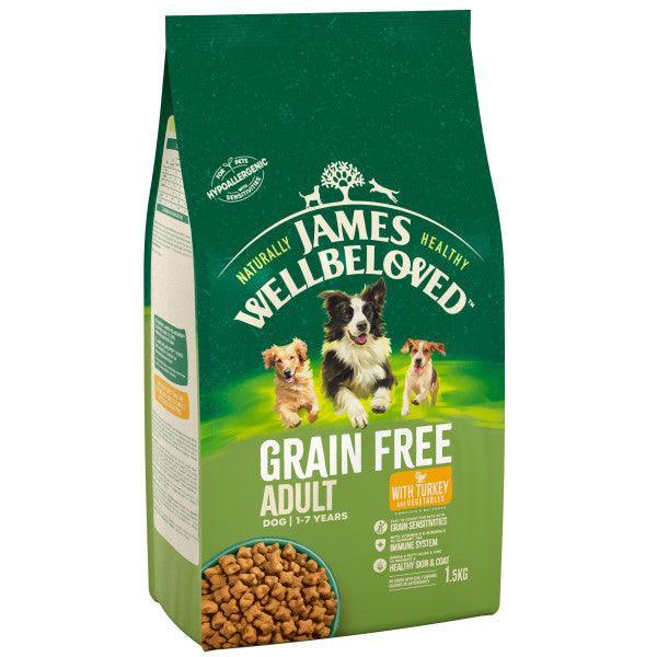 James Wellbeloved Adult Grain Free Turkey & Vegetable 1.5kg