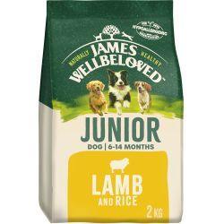 James Wellbeloved Puppy/Junior Lamb & Rice 2kg
