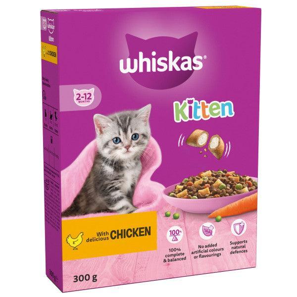 Whiskas Dry 2-12 Month Kitten Chicken 300g