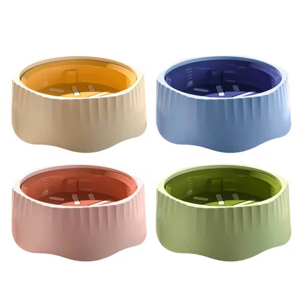 2 in 1 Anti Slip Slow Feeder Dog Bowl