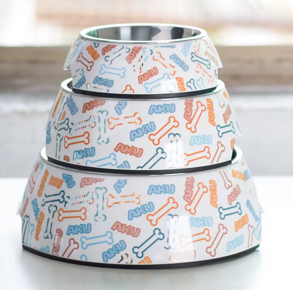 PetStock Heavy Duty Stainless Steel Dog Food Bowl