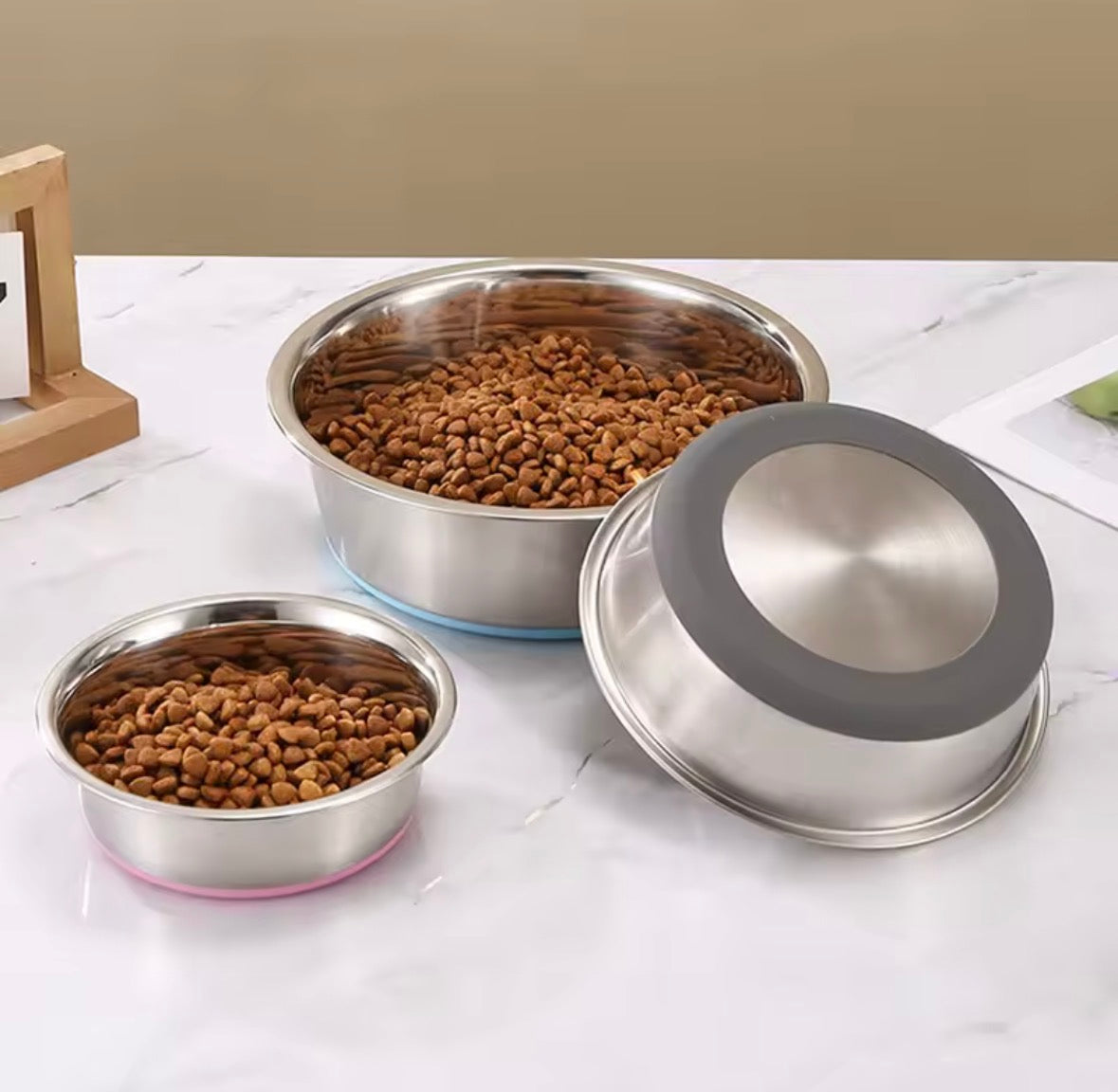 Thick Stainless Steel Food Bowl for Pets