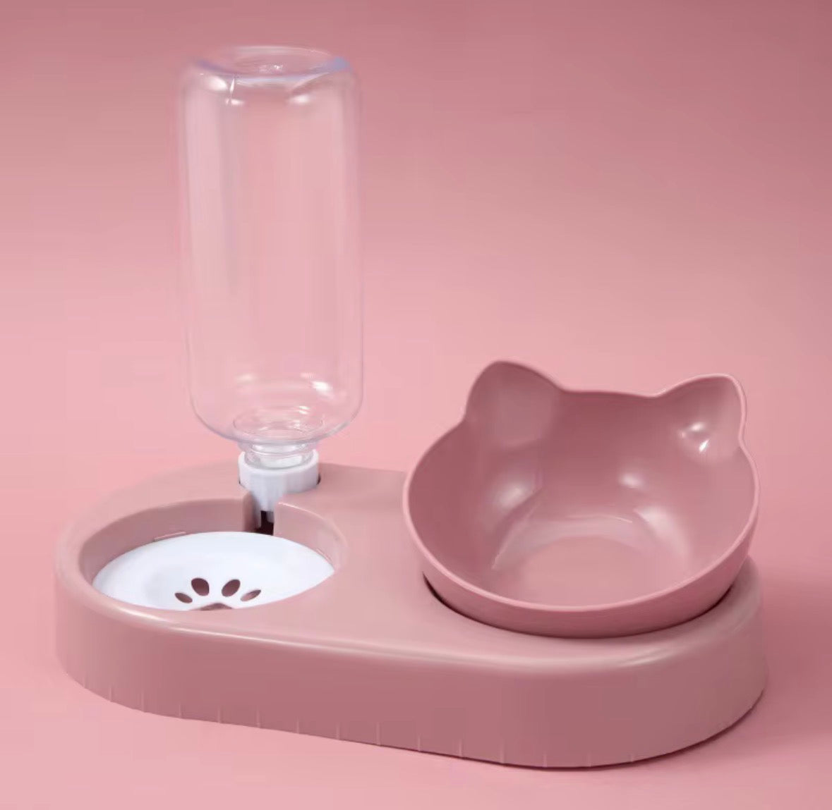 Automatic Double Pet Feeder with Water Bottle