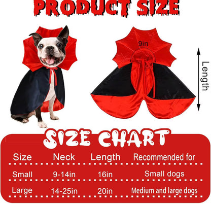 Halloween Vampire Costume for Pets