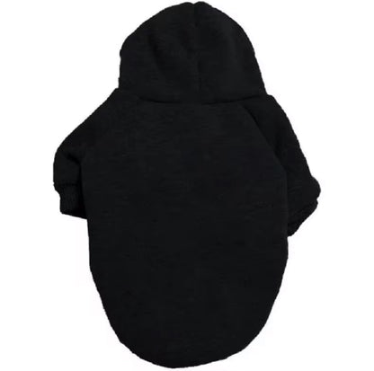 Plain Pet Hoodie Fleece Warm