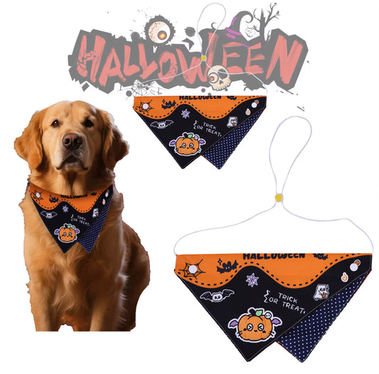Halloween Scarf for Pets Cartoon Edition