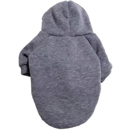 Plain Pet Hoodie Fleece Warm