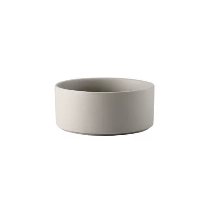 Ceramic Food Bowl with Wooden Stand
