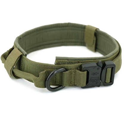 Nylon Luxury Tactical Dog Training Collar