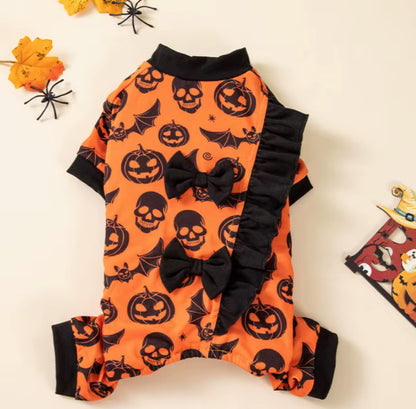 Halloween Pumpkin Outfit for Pets