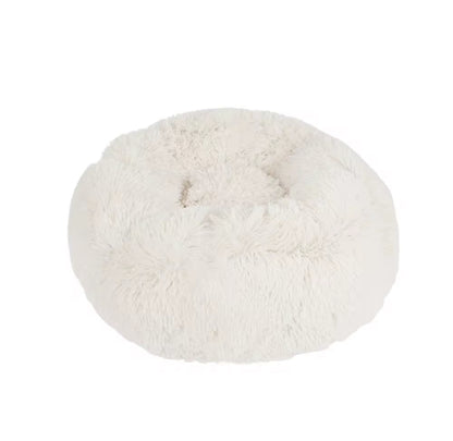 Donut Shaped Plush Bed for Pets