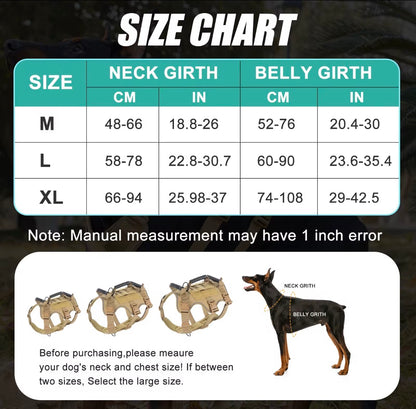 Heavy Duty Dog Harness and Lead Set