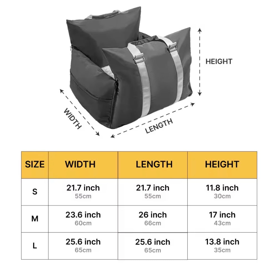 Pet Safety Car Seat Luxury and Waterproof
