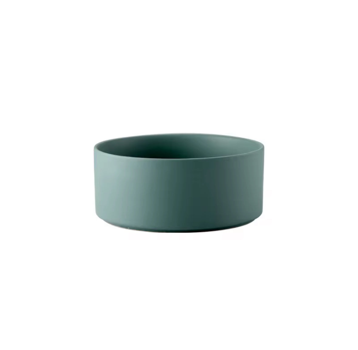 Ceramic Food Bowl with Wooden Stand