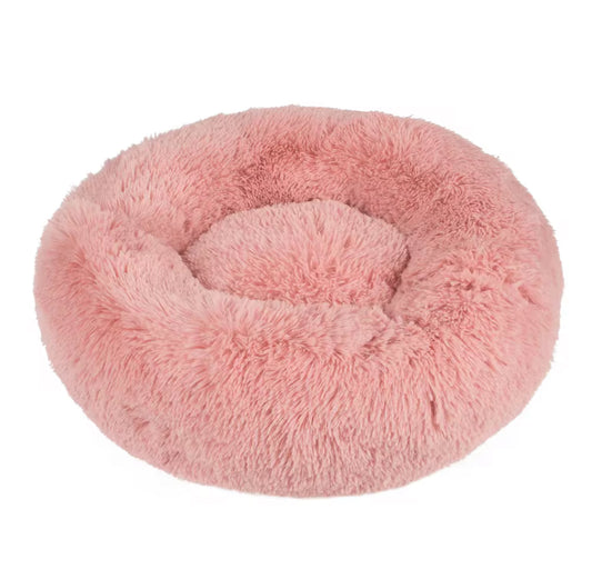 Donut Shaped Plush Bed for Pets