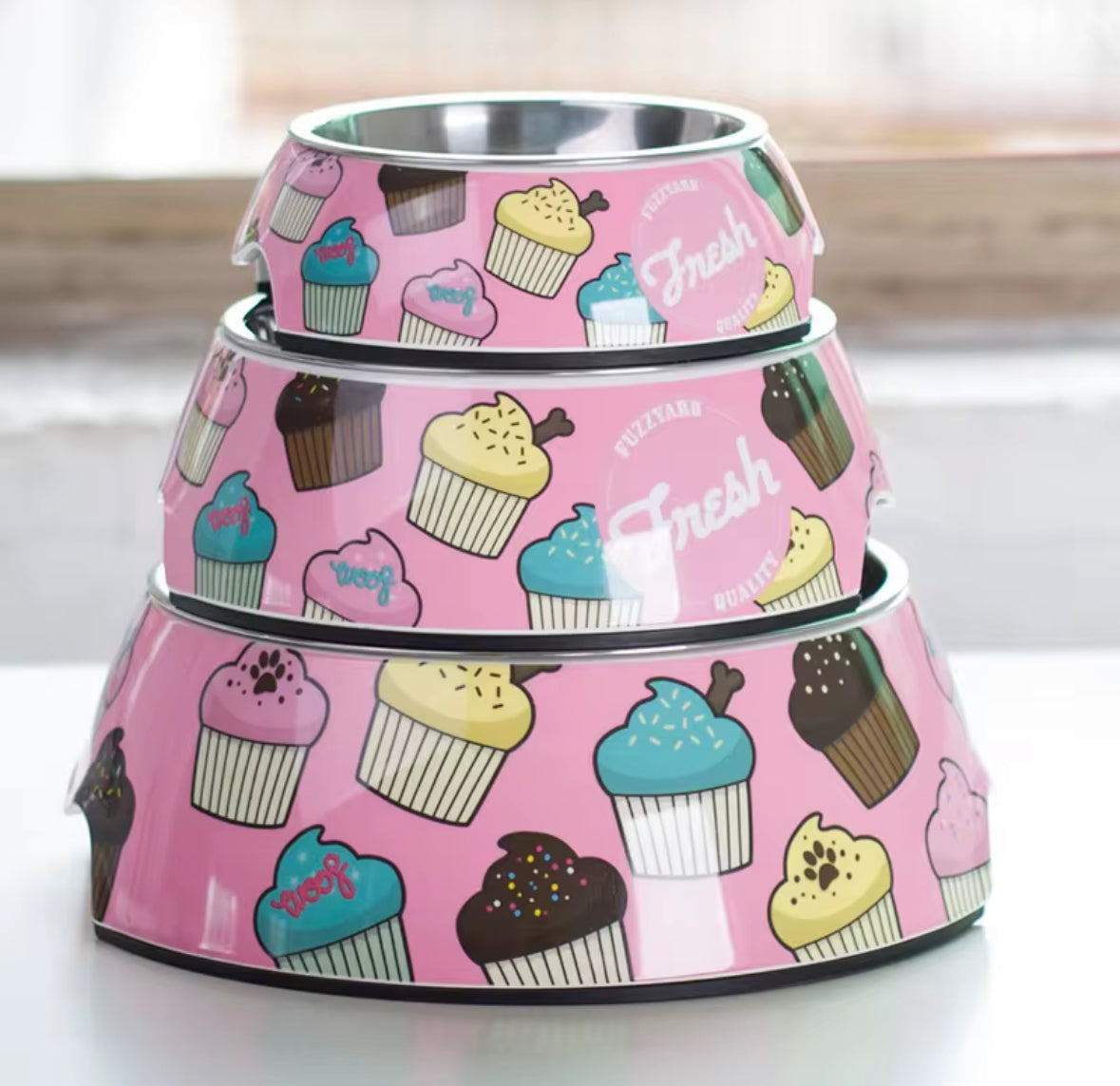 PetStock Heavy Duty Stainless Steel Dog Food Bowl