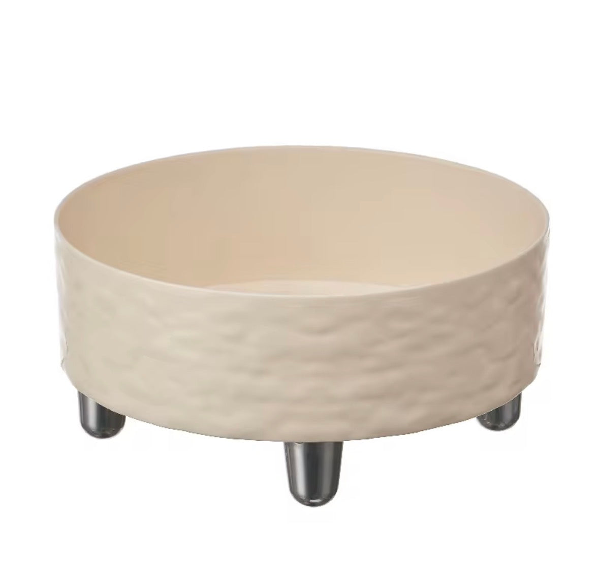 Elegant Elevated Pet Food Bowl Stainless Steel