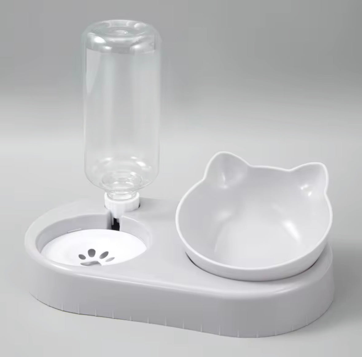 Automatic Double Pet Feeder with Water Bottle