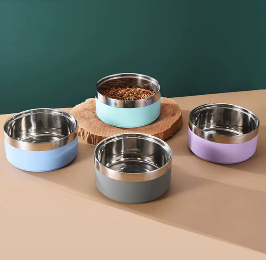 Stainless Steel Insulated Non Slip Dog Bowl