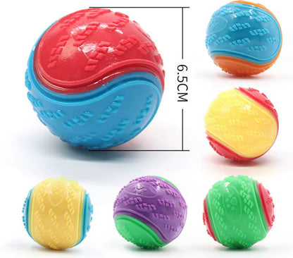 Rubber Ball with Squeaky Sound