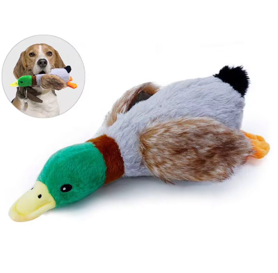 Wild Duck Plush Toy for Pets