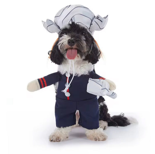 Halloween Captain Costume for Pets
