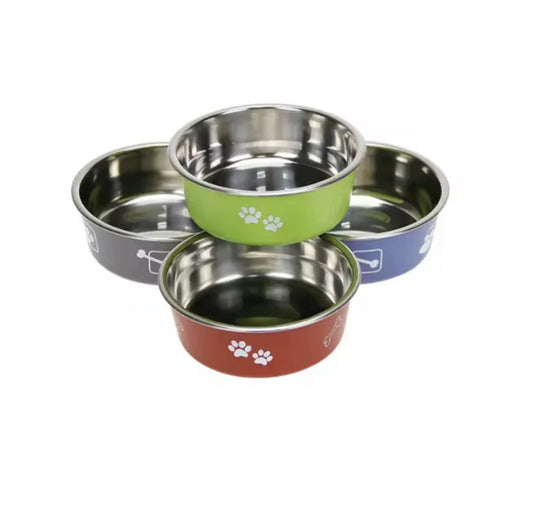 Stainless Steel Non Slip Bowl with Rubber Base