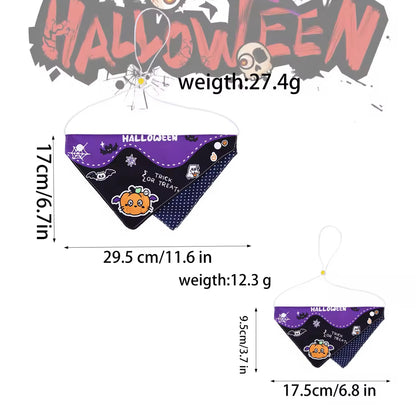Halloween Scarf for Pets Cartoon Edition