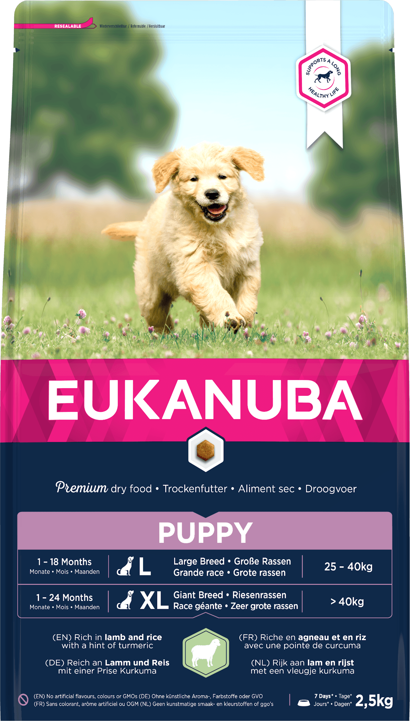 Eukanuba Puppy/Junior Large Lamb 3x2.5kg