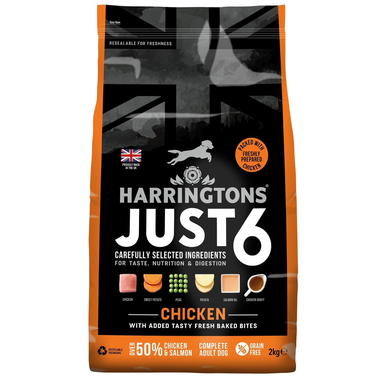 Harringtons Dog Just 6 Chicken 8kg