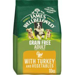 James Wellbeloved Adult Grain Free Turkey & Vegetable 10kg