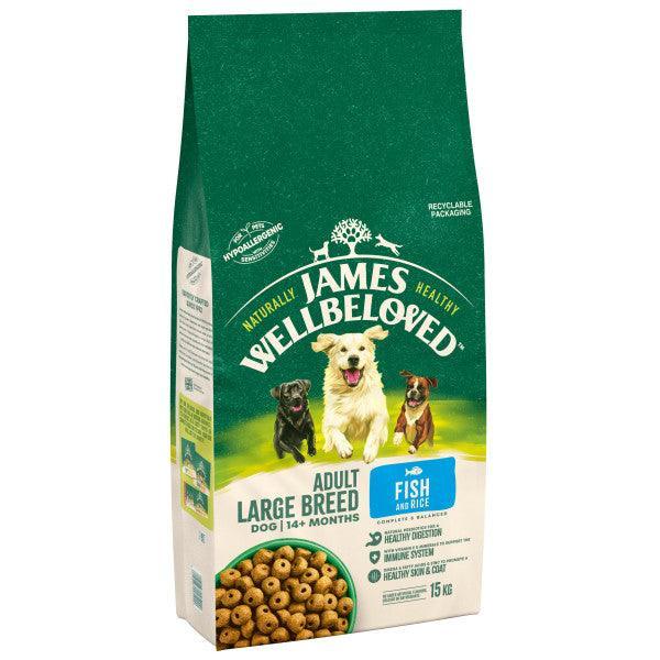 James Wellbeloved Dog Adult Large Fish & Rice
