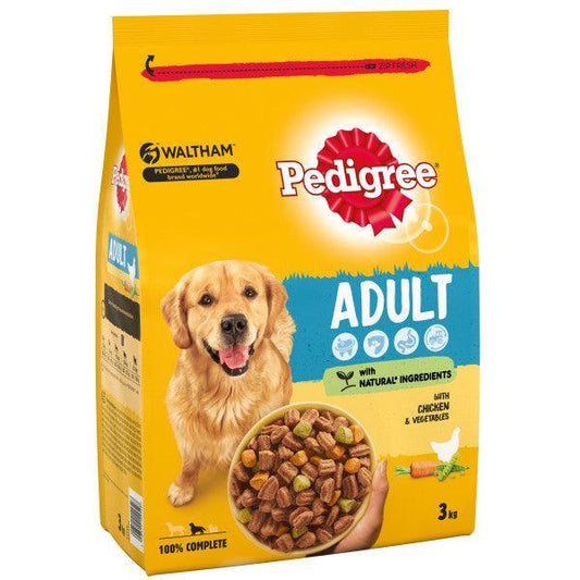 Pedigree Adult Poultry & Veg 3x3kg