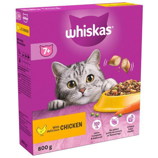 Whiskas Dry 7+ Chicken 800g